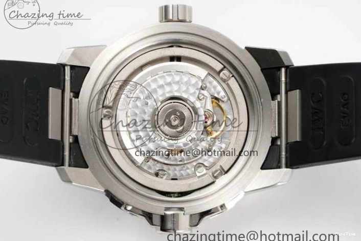 MIROTIME 1229 TechFriendly Aquatimer SS IW3290 RSF 1:1 Best Edition Black Dial on Black Rubber Strap A 7076